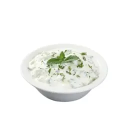 Laban with Cucumber Salad